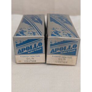 Apollo Audio Visual Projection Lamp DLN 120V 750W Lot of 2 New Old Stock